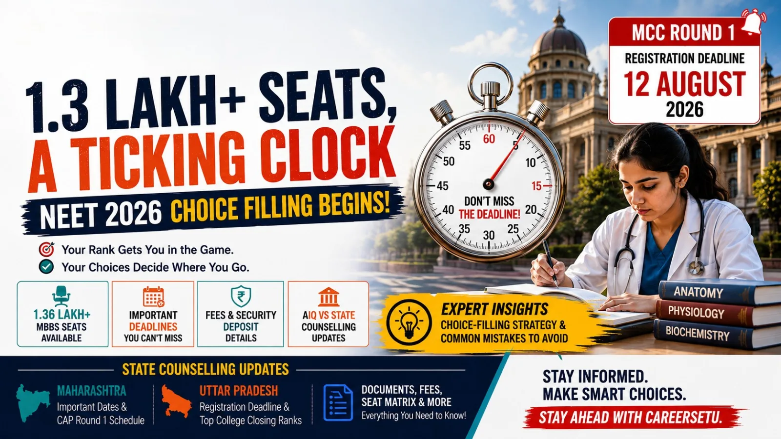 NEET 2026 : Choice Filling Finally Begins !